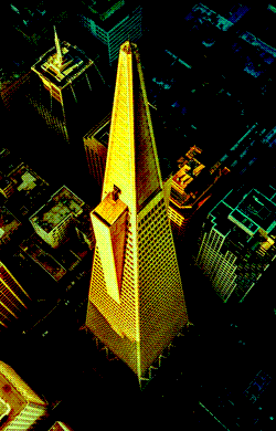 Looking down from a U.F.O.
